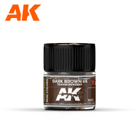 AK Interactive Real Colors: Dark Brown 6K  Acrylic Lacquer Paint 10ml [RC074]