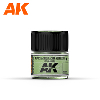 AK Interactive Real Colors: APC Interior Green FS24533  Acrylic Lacquer Paint 10ml [RC078]