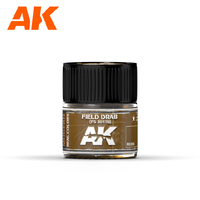 AK Interactive Real Colors: Field Drab FS 30118  Acrylic Lacquer Paint 10ml [RC085]
