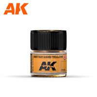 AK Interactive Real Colors: British Sand Yellow Acrylic Lacquer Paint 10ml [RC093]