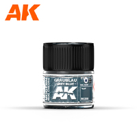 AK Interactive Real Colors: Graublau-Grey Blue RAL 5008, 10 ml Acrylic Lacquer Paint 10ml [RC208]