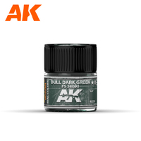 AK Interactive Real Colors: Dull Dark Green FS 34092 Acrylic Lacquer Paint 10ml [RC230]