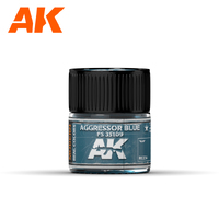 AK Interactive Real Colors: Aggressor Blue FS 35109 Acrylic Lacquer Paint 10ml [RC234]