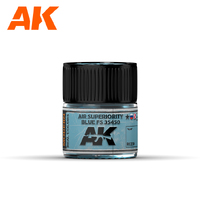AK Interactive Real Colors: Air Superiority Blue FS 35450 Acrylic Lacquer Paint 10ml [RC239]
