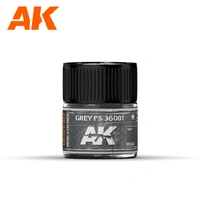 AK Interactive Real Colors: Grey FS 36081 Acrylic Lacquer Paint 10ml [RC243]