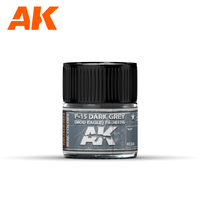 AK Interactive Real Colors: F-15 Dark Grey (Mod Eagle) FS 36176 Acrylic Lacquer Paint 10ml [RC246]
