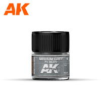 AK Interactive Real Colors: Medium Grey FS 36270 Acrylic Lacquer Paint 10ml [RC249]