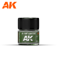 AK Interactive Real Colors: A-19F Grass Green Acrylic Lacquer Paint 10ml [RC312]