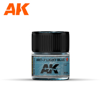 AK Interactive Real Colors: AMT-7 Light Blue Acrylic Lacquer Paint 10ml [RC316]