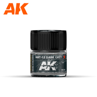 AK Interactive Real Colors: AMT-12 Dark Grey Acrylic Lacquer Paint 10ml [RC318]