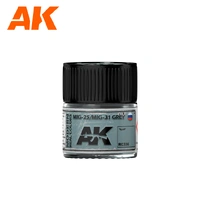 AK Interactive Real Colors: MIG-25/MIG-31 Grey Acrylic Lacquer Paint 10ml [RC336]