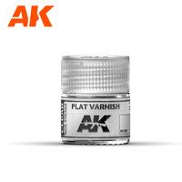 AK Interactive Real Colors: Flat Varnish Acrylic Lacquer Paint 10ml [RC500]