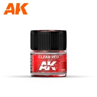 AK Interactive Real Colors: Clear Red Acrylic Lacquer Paint 10ml [RC503]
