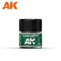 AK Interactive Real Colors: Clear Green Acrylic Lacquer Paint 10ml [RC505]