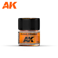 AK Interactive Real Colors: Clear Orange Acrylic Lacquer Paint 10ml [RC506]