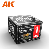 AK Interactive Real Colors: German Army Pre-WWII Colors Acrylic Lacquer Paint Set [RCS001]