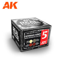 AK Interactive Real Colors: German Army WWII Interior Colors Acrylic Lacquer Paint Set [RCS005]
