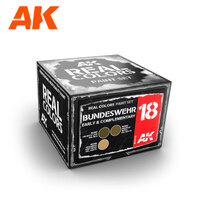 AK Interactive Real Colors: Bundeswehr Early & Complementary Acrylic Lacquer Paint Set [RCS018]