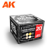 AK Interactive Real Colors: Arab Armor Desert Colors Acrylic Lacquer Paint Set [RCS020]