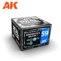 AK Interactive Real Colors: Aeronautica Militar I Acrylic Lacquer Paint Set [RCS059]