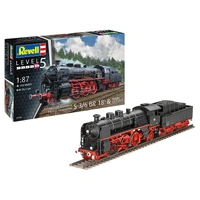 Revell 1/87 S3/6 BR18 Express Locomotive with Tender Plastic Model Kit