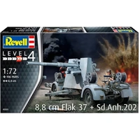 Revell 1/72 8,8cm Flak 37 + SD.ANH.202 03325 Plastic Model Kit