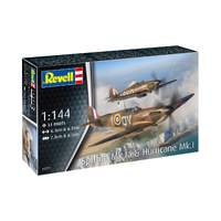 Revell 1/144 Supermarine Spitfire Mk.Ia & Hawker Hurricane Mk.I Plastic Model Kit