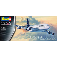 Revell 1/144 Airbus A380-800 "Lufthansa" New Livery Plastic Model Kit