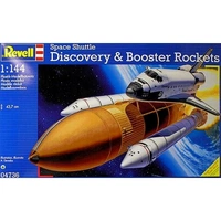 Revell 1/144 Space Shuttle Discovery & Booster - 04736 Plastic Model Kit