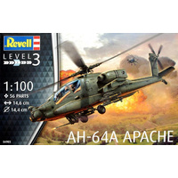 Revell 1/100 AH-64A Apache - 04985 Plastic Model Kit