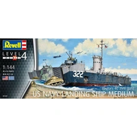 Revell 1/144 US Navy Landing Ship Medium (Bofors 40 mm Gun)
