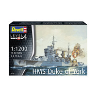 Revell 1/1200 HMS Duke of York Plastic Model Kit