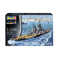 Revell 1/1200 USS New Jersey Plastic Model Kit