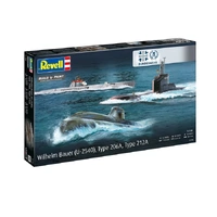 Revell 1/144 70 Years Bundeswehr Wilhelm Bauer Type 206A Class 2 Plastic Model Kit