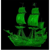 Revell 1/500 Ghost Ship Includes Night Colour Plastic Model Kit 05435