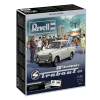 Revell 1/24 Trabant 601 60th Anniversary "Exclusive Edition" Plastic Model Kit