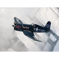 Revell 1/48 F4U-4 Corsair Flying Bulls 25th Anniversary Gift Set Plastic Model Kit