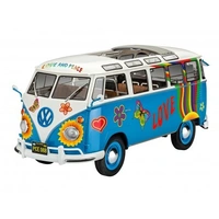 Revell 1/24 VWT1 Samba Bus Flower Power - 07050 Plastic Model Kit