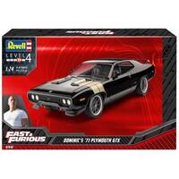 Revell 1/24 Fast & Furious - Dominic's 1971 Plymouth GTX 07692 Plastic Model Kit