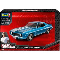 Revell 1/25 Fast & Furious 1969 Chevy Camaro Yenko 07694 Plastic Model Kit