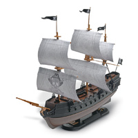 Revell 1/350 Black Diamond Pirate Ship - 11971 Plastic Model Kit
