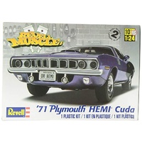 Revell 1/24 '71 Plymouth Hemi 'Cuda Hardtop 12943 Plastic Model Kit