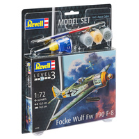 Revell 1/72 Model Set Focke Wulf FW 190 F-8 Torpedojager - 63898 Plastic Model Kit