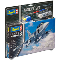 Revell 1/72 Model Set Saab Jas-39D Gripen Twinseater - 63956 Plastic Model Kit