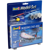 Revell 1/390 Model Set Boeing 747-200 - 64210 Plastic Model Kit