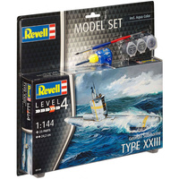 Revell 1/144 Model Set German Submarine Model Set - 65140 Plastic Model Kit
