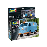 Revell 1/24 Model Set VW T1 Panel Van (Gulf Decoration) Plastic Model Kit