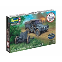 Revell 1/76 Krupp Protze Kfz 69 With 3.7cm Pak Starter Plastic Model Kit