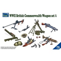 Riich Models RE30010 1/35 WWII British Commonwealth Weapon Set A Plastic Model Kit