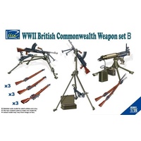 Riich Models RE30011 1/35 WWII British Commonwealth Weapon Set B Plastic Model Kit